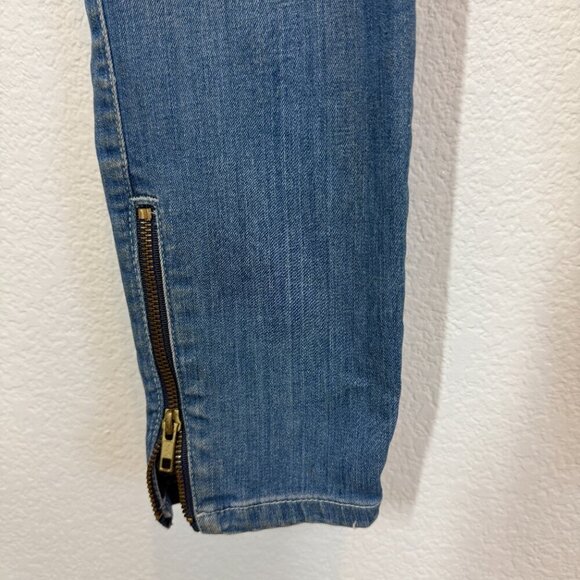 Guess Denim Jumpsuit Blue Front Zip Sleeveless Sexy Street Style Concerts Y2K - Picture 11 of 15